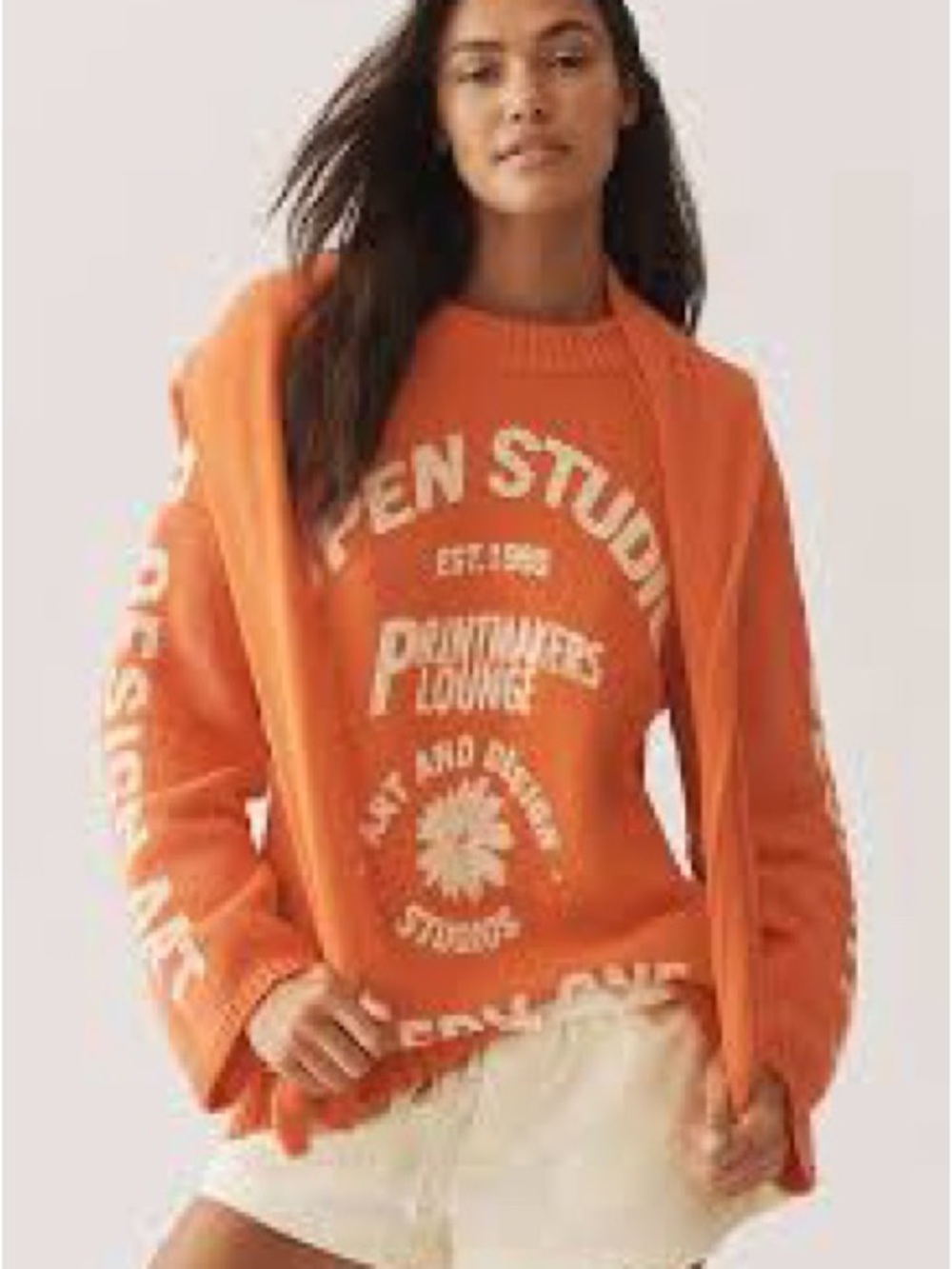 Anthropologie Pilcro graphic printed sweater
